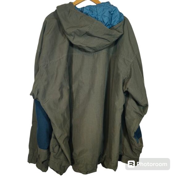 Columbia Vintage 90's Men's Green-brown Coat Jacket - Picture 2 of 6